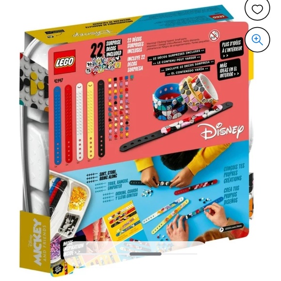 LEGO DOTS Mickey & Friends Bracelets Mega Pack
41947 Toy Building Kit NWT - Picture 4 of 6